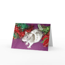 Darwin in the tinsel cards by rattycorner Darwin in the tinsel cards