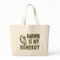 Darwin is my homeboy bags by captainjoekickass Darwin is my homeboy bags