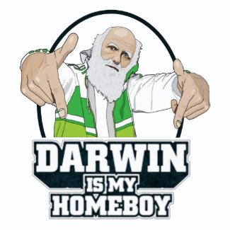 Darwin Is My Homeboy (Full Color) shirt