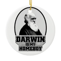 Darwin Is My Homeboy Christmas Tree Ornament