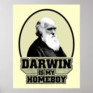 Darwin Is My Homeboy Poster