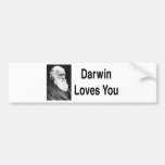 Darwin Loves You 2 Bumper Sticker