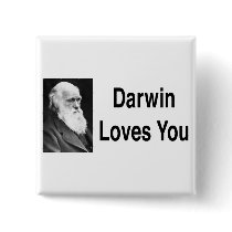 Darwin Loves You 2 Pins