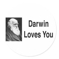 Darwin Loves You 2 Stickers
