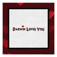 Darwin Loves You Announcements