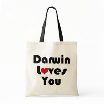 Darwin Loves You bags