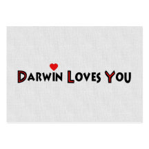 Darwin Loves You Business Card