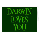 Darwin Loves You Card