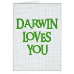 Darwin Loves You Greeting Card