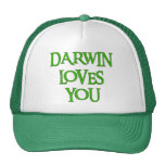 Darwin Loves You Hats