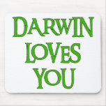 Darwin Loves You Mouse Mat