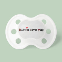 Darwin Loves You pacifiers