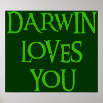 Darwin Loves You Poster