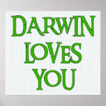 Darwin Loves You Posters