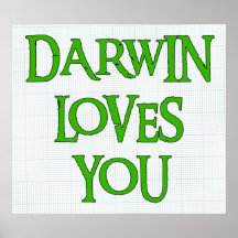 Darwin Loves You Posters