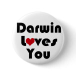 Darwin Lves You Pin