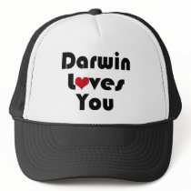 Darwin Lves You hats by BoogieMonst Darwin Lves You hats