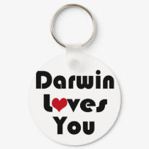 Darwin Lves You keychains by BoogieMonst Darwin Lves You keychains
