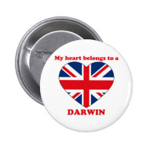 Darwin Pinback Button