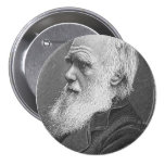 Darwin Portrait 3 Inch Round Button
