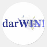 darWIN! Round Stickers