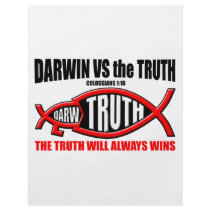 Darwin VS The Truth flyers by classicgodshop Darwin VS The Truth flyers