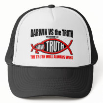 Darwin VS The Truth hats