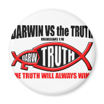 Darwin VS The Truth magnets