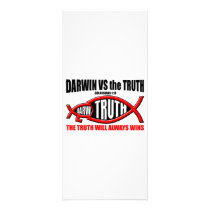 Darwin VS The Truth Custom Rack Cards