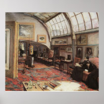 Das Atelier des Künstlers Poster