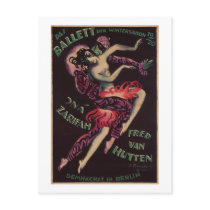 Das Ballett (The Ballet), Josef Fenneker postcards