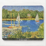 Das Seine Basin At Argenteuil By Claude Monet Mousepad