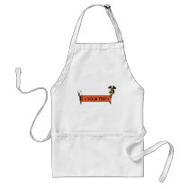 Daschund Dog Customizable, <YOUR TEXT> aprons