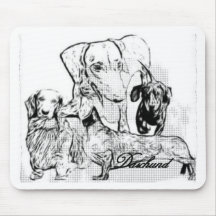 Daschund Mousepad