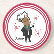 Dasher Reindeer Coaster coasters