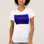 Dashing Blue and purple horse tshirt