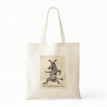 Dashing through the snow canvas bag
