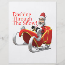 Dashing Through The Snow Custom Flyer