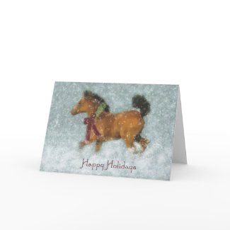 Dashing thru the Snow card