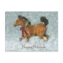 Dashing thru the Snow postcards by DancingHorseStudio Dashing thru the Snow postcards