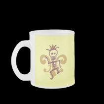 Dat To Da Bones, Fleur De Lis mugs