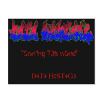 Data Hostage postcards by emoyasha1 Data Hostage postcards