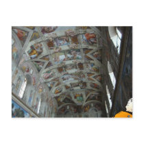 Data in the Sistine Chapel Post Cards