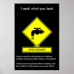 Data Leakage Security Awareness Poster