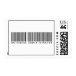 Database Administrator Bar Code Postage Stamps