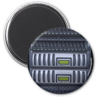 datacenter computer servers rack refrigerator magnets