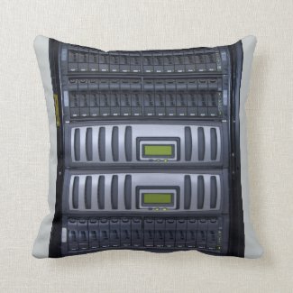 datacenter computer servers rack pillows