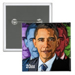Dated Collectible Barack Obama Keepsake Souvenir Pinback Button