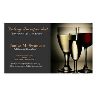 Dating Incorporated Business Card