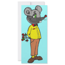 Dating Mouse Rack Card Template